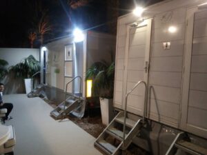 portable toilets